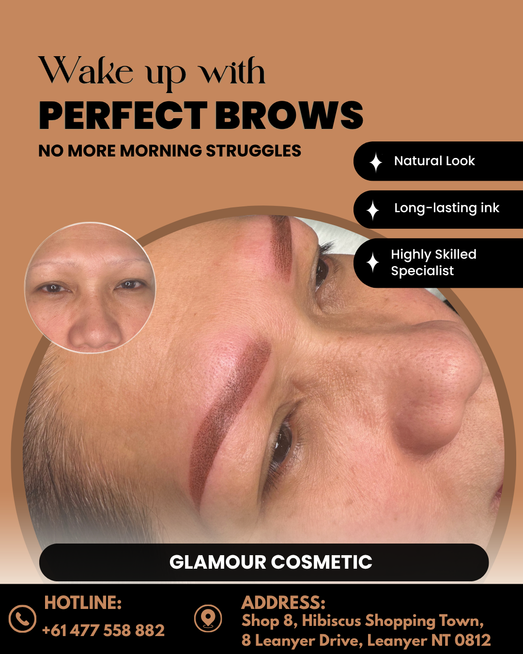 Wake up with Perfect Brows - No More Morning Struggles